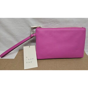 A New Day Women's Pink wristlet clutch purse Brand New with tags